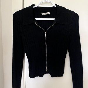 Abercrombie A&F Slim Zip-Up Polo